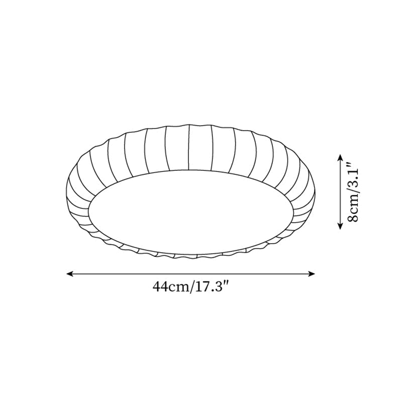 Lampada da soffitto in resina verde minimalista moderna