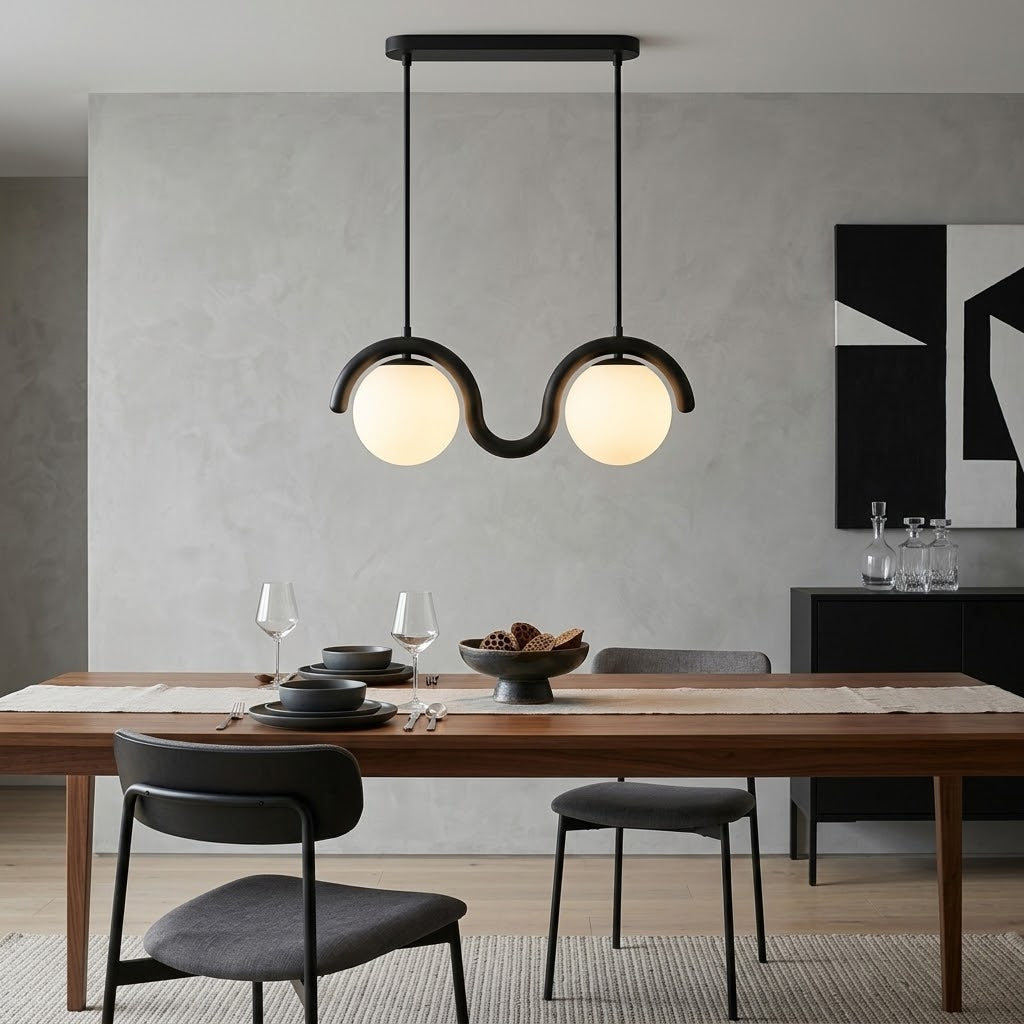 Elowis Linear Ball lampada a sospensione a globo