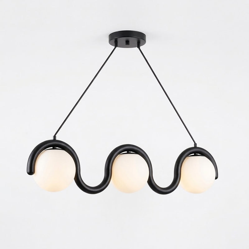 Elowis Linear Ball lampada a sospensione a globo