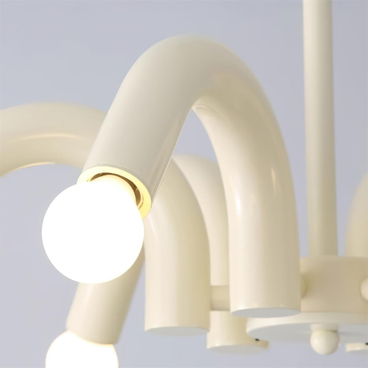 Fivelle lampadario moderno Beige a Bracci Multipli color crema