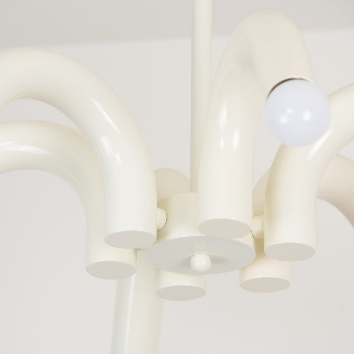 Fivelle lampadario moderno Beige a Bracci Multipli color crema