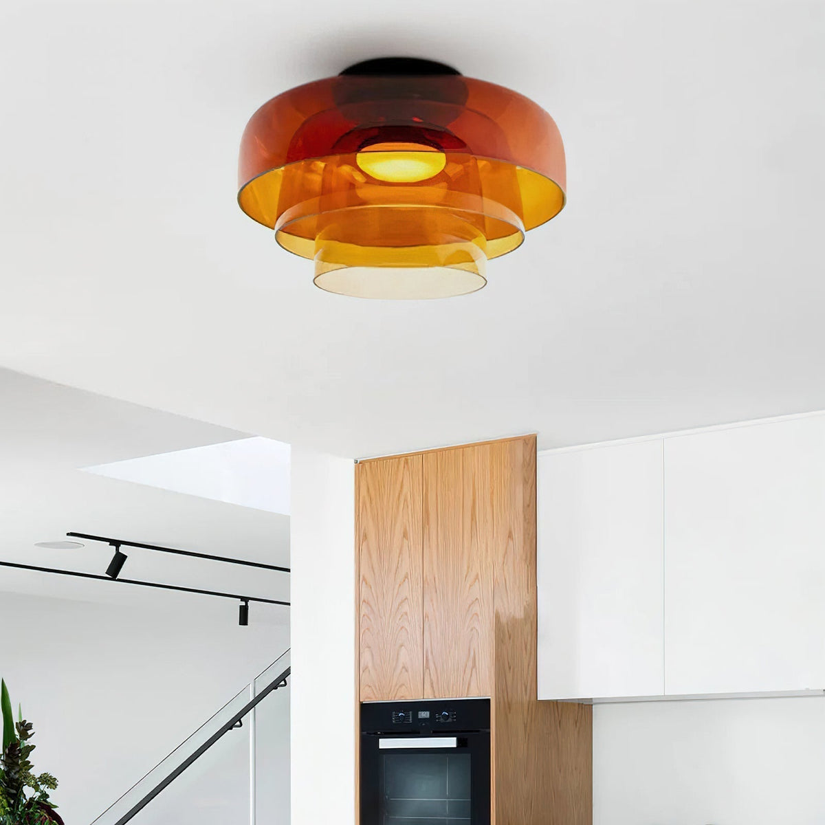 Miroriella lampada da soffitto Struttura stratificata Calda elegante