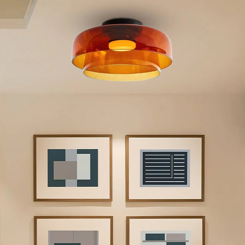 Miroriella lampada da soffitto Struttura stratificata Calda elegante