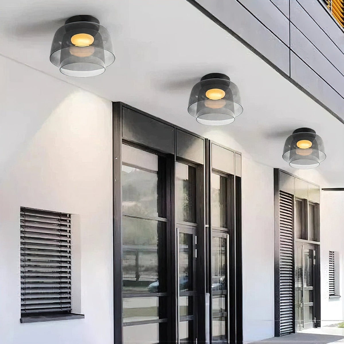 Miroriella lampada da soffitto Struttura stratificata Calda elegante
