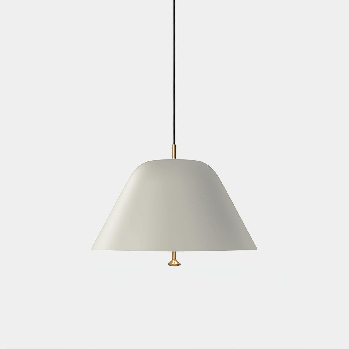 Lampada a sospensione moderna in metallo, paralume verde e bianco minimalista