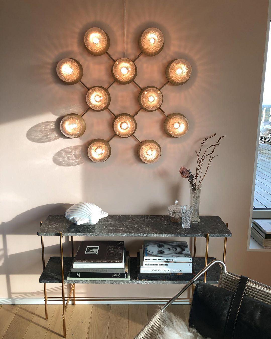 Nifte lampada da parete Disco sfera Globale minimalista