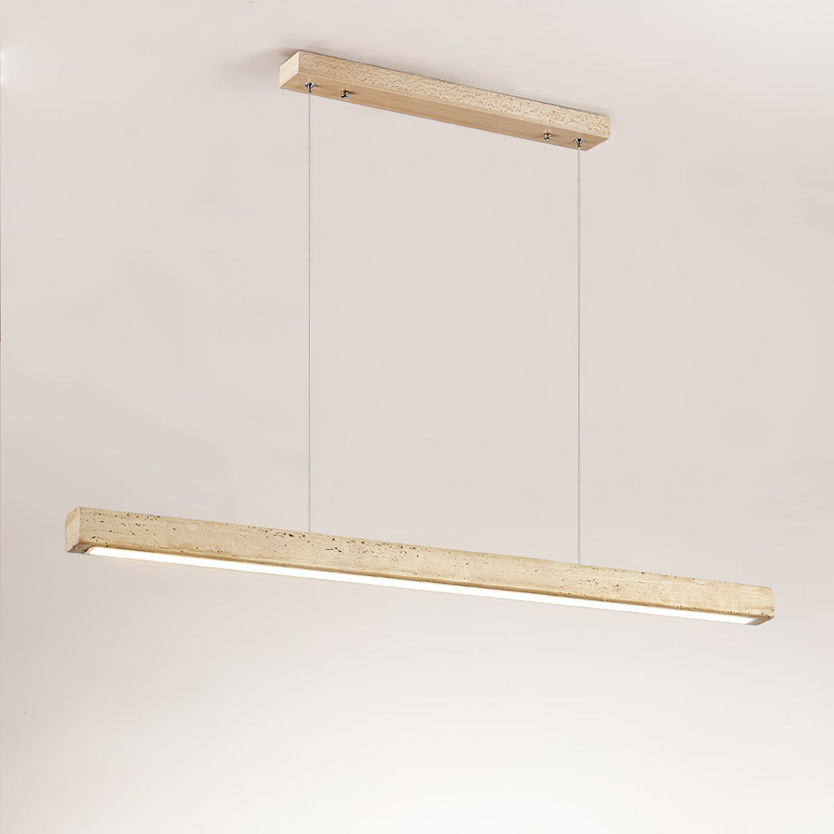 Imiror Lampada a Sospensione Lineare Minimalista Travertino - Relic Pieces