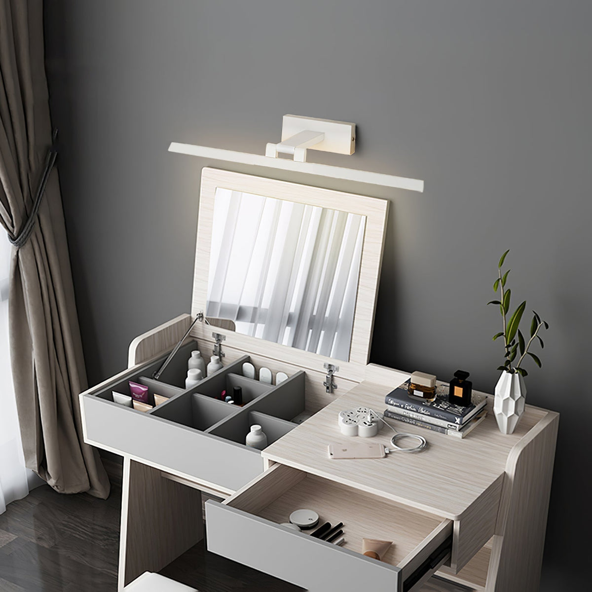 Applique Applicazione moderna minimalista per bagno a linea