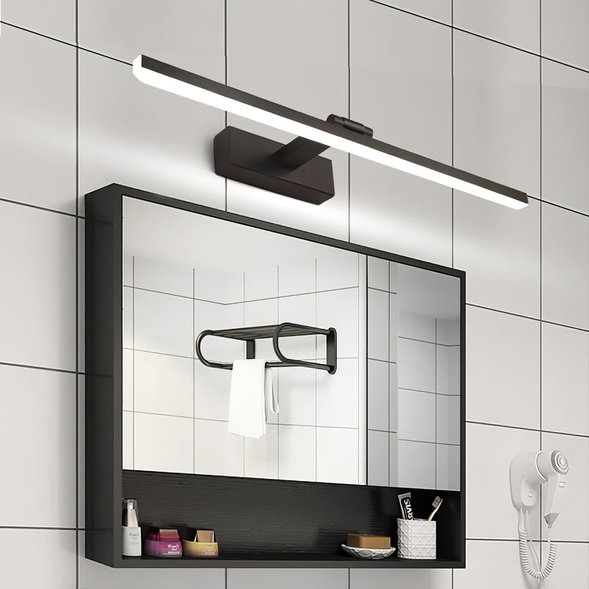 Applique Applicazione moderna minimalista per bagno a linea