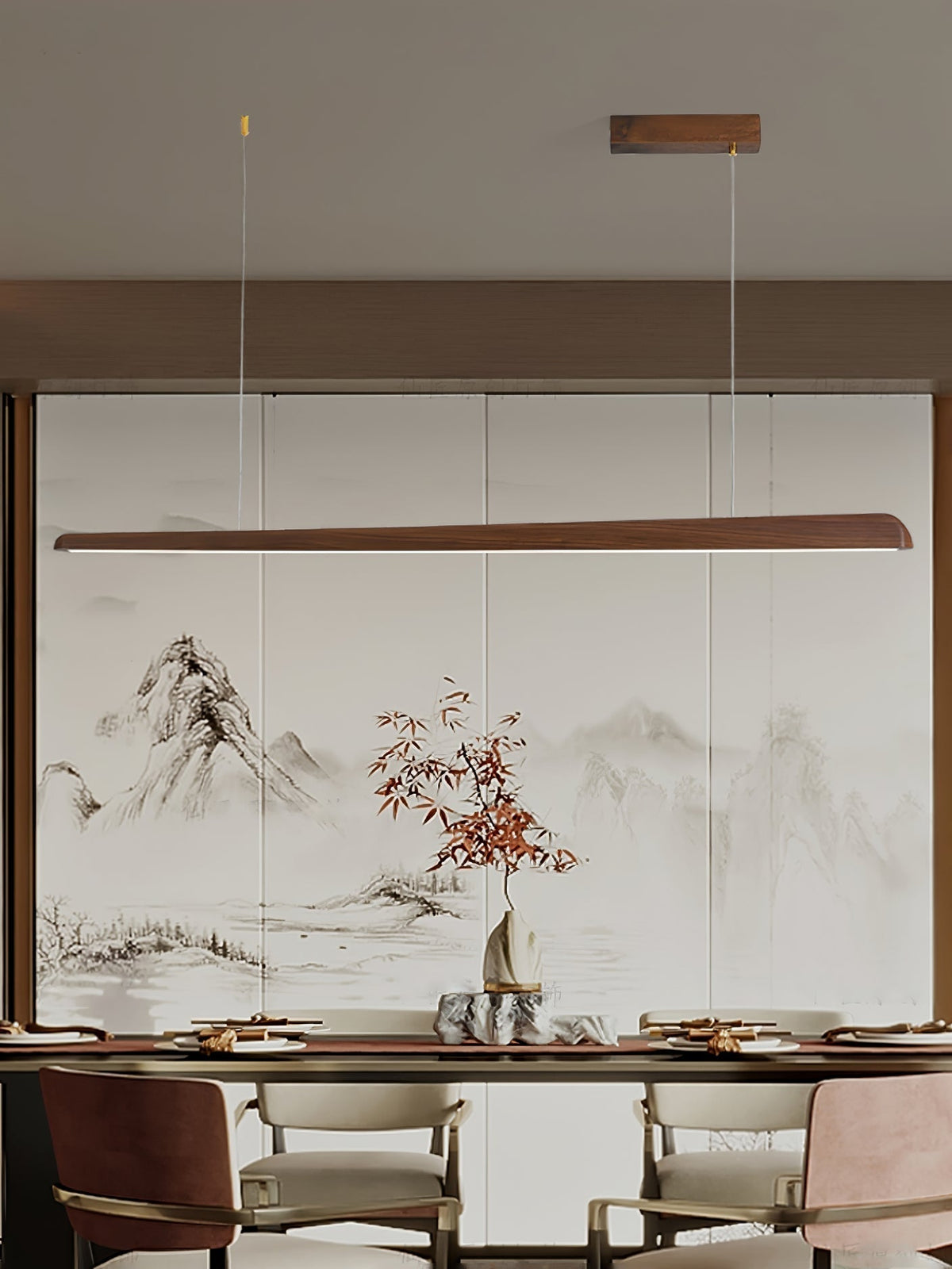 Sylanaya lampada a sospensione minimalista in legno