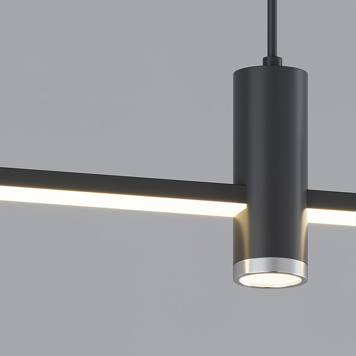 Auroaine lampada a sospensione Oro minimalista lineare per sala da pranzo