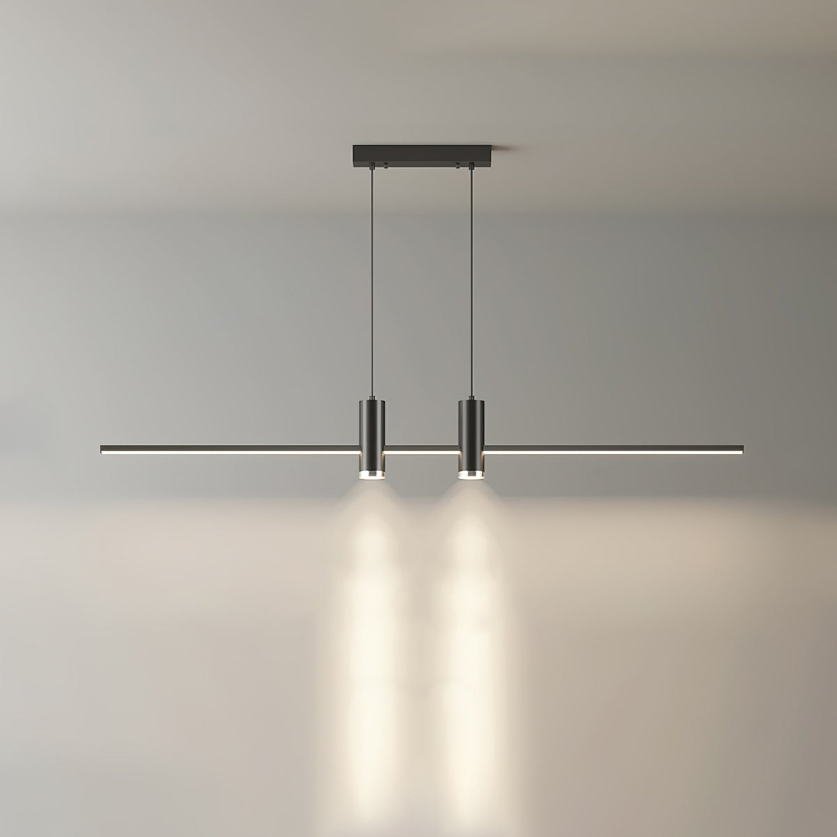 Auroaine lampada a sospensione Oro minimalista lineare per sala da pranzo