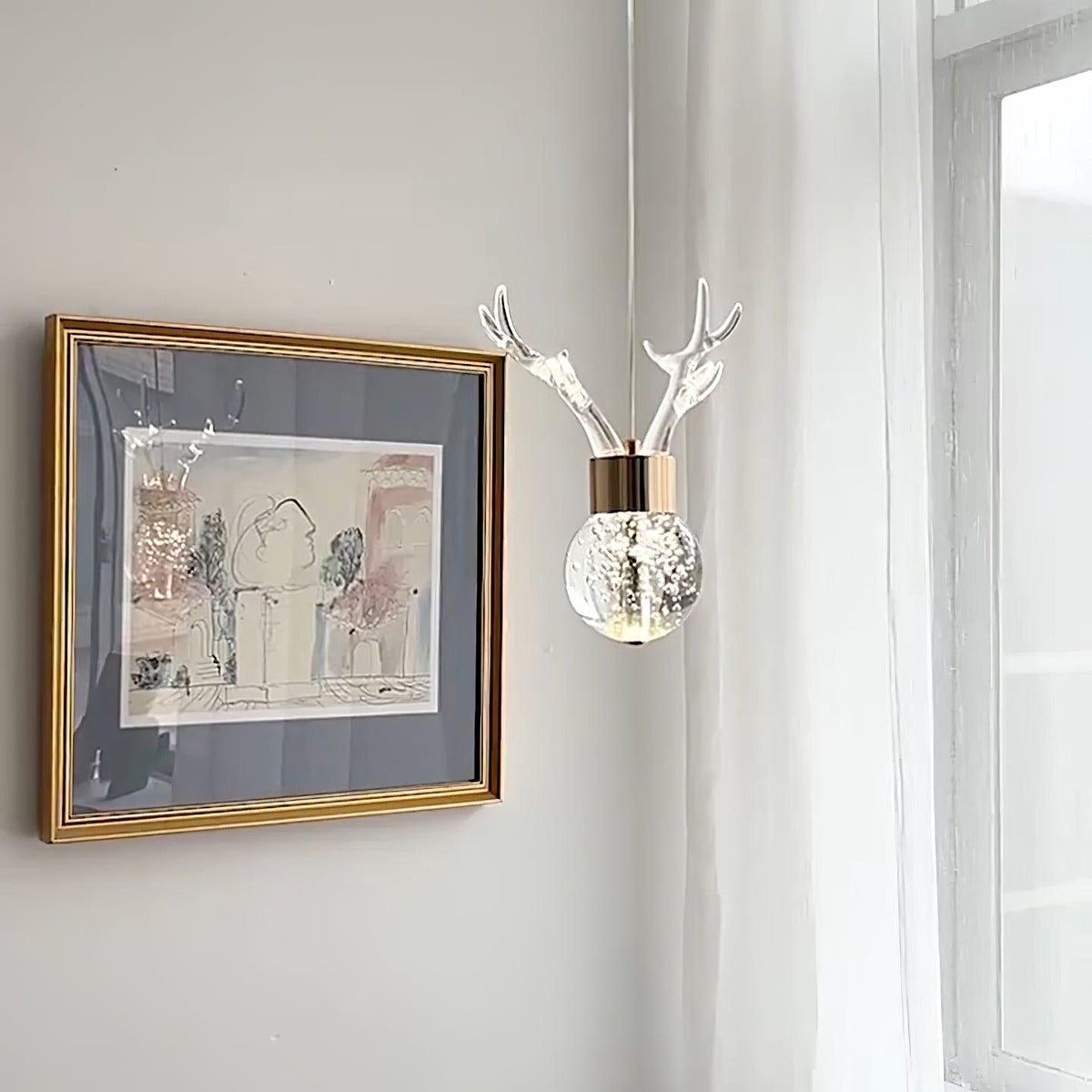 Aliran lampada a sospensione artistica in alluminio