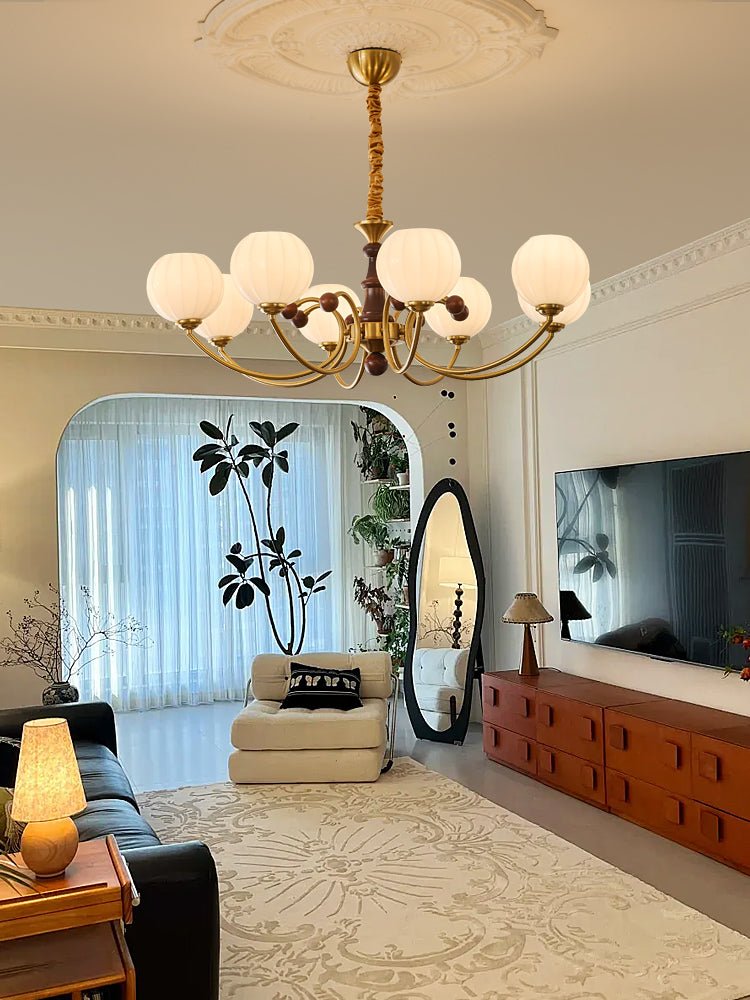 Omirara lampadario Eleganza vintage in legno Tradizionale