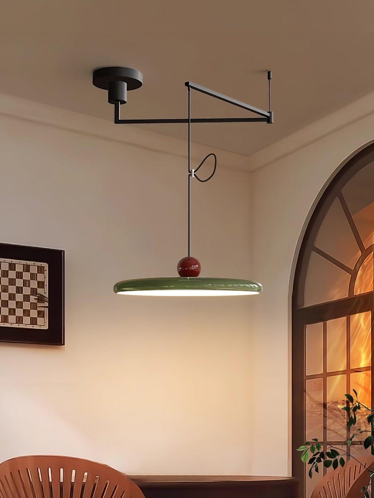 Exvane lampada a sospensione moderna in acrilico