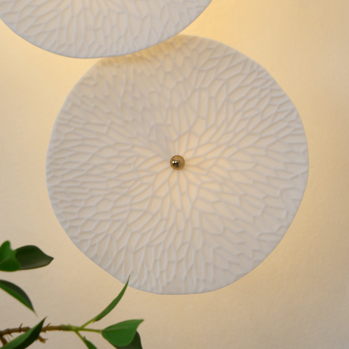 Lotus Petal lampada da parete con Spina floreale