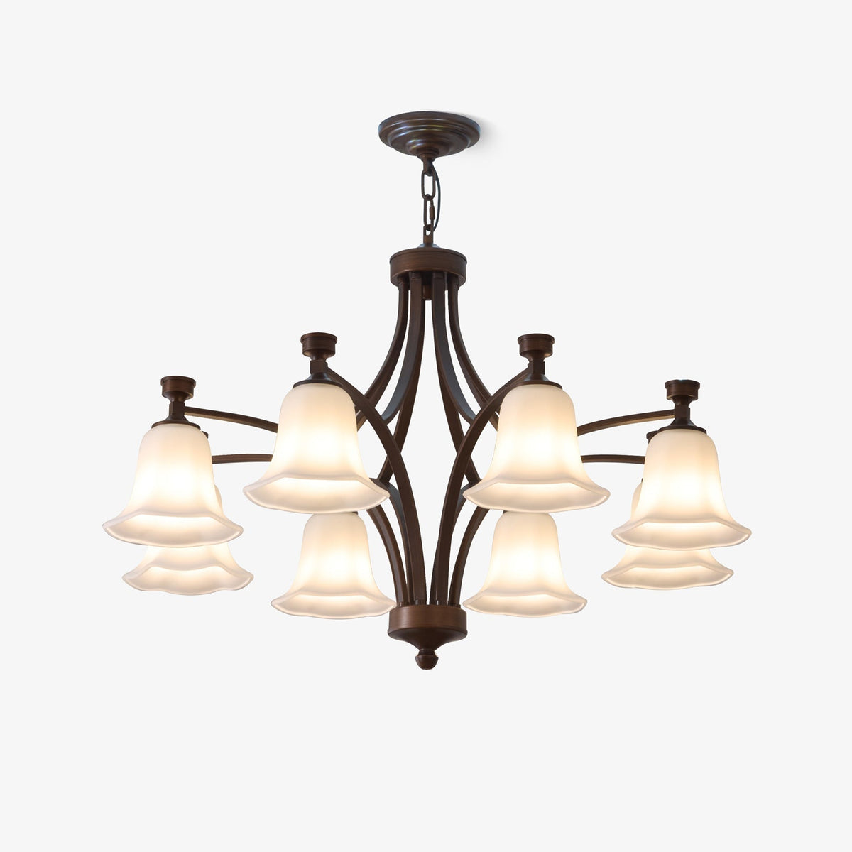 Viloros lampadario Tradizionale Premium in vetro a Campana