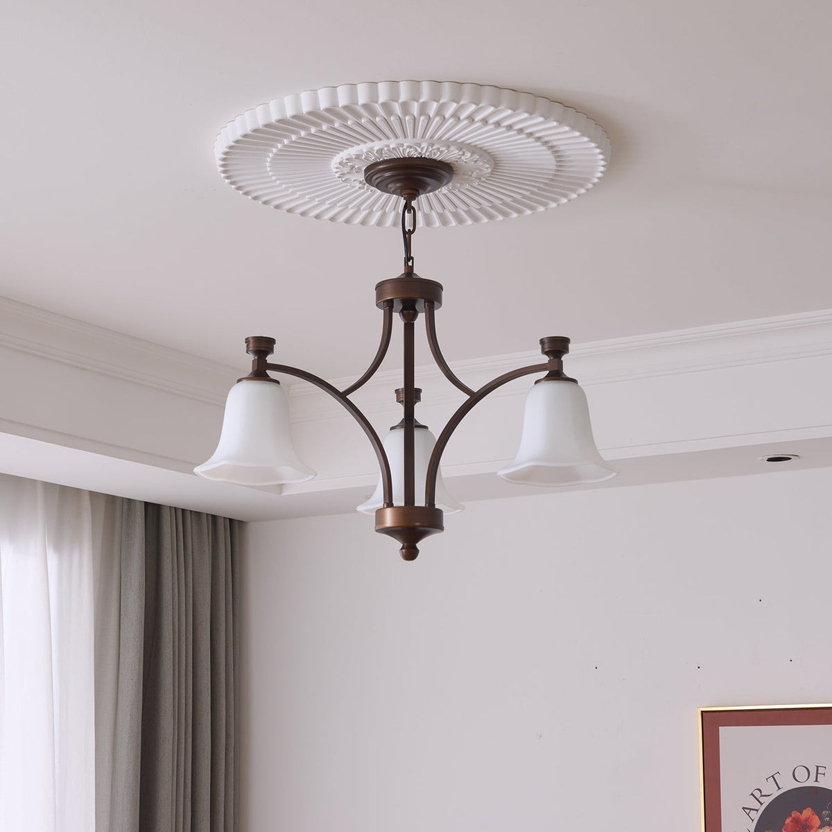Viloros lampadario Tradizionale Premium in vetro a Campana