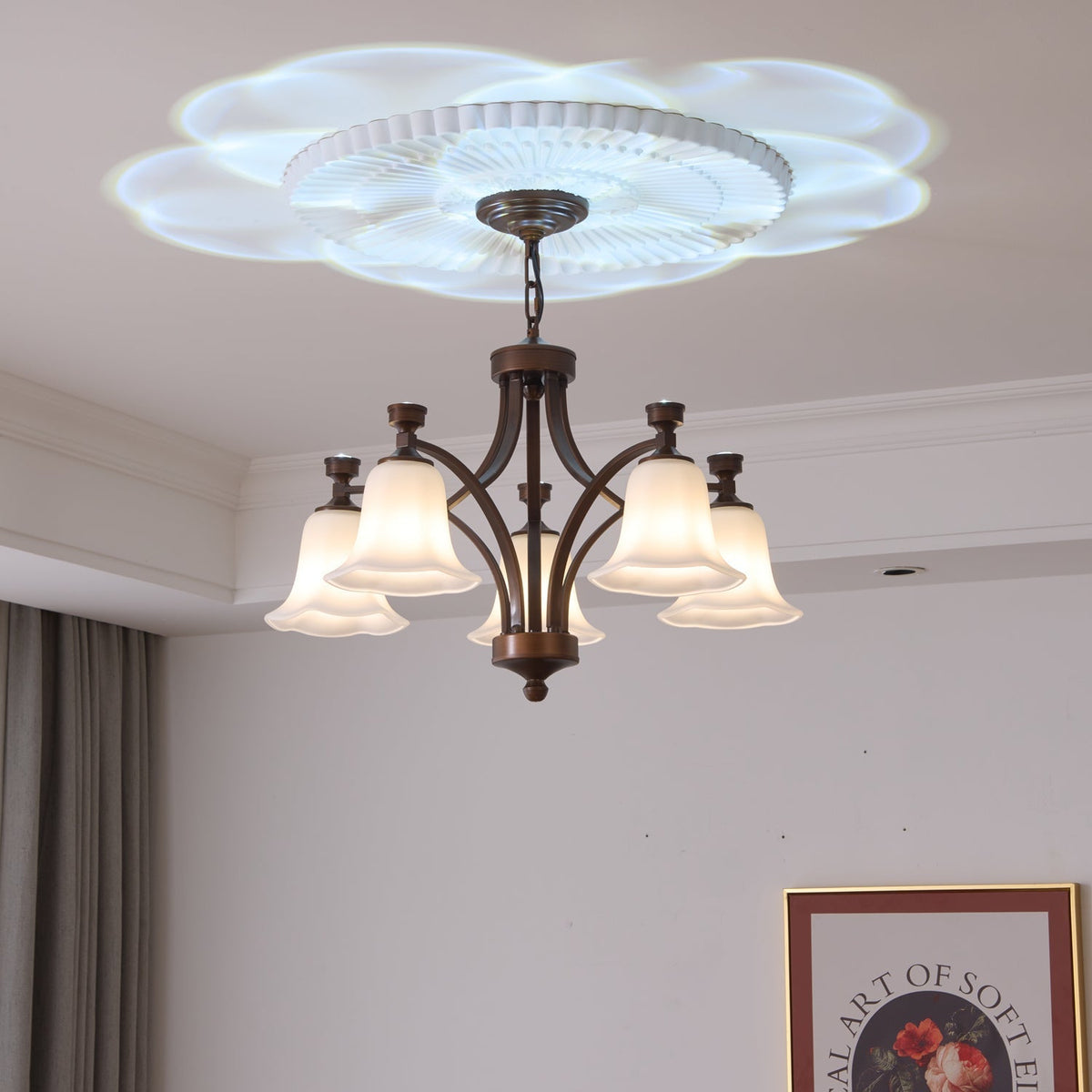 Viloros lampadario Tradizionale Premium in vetro a Campana