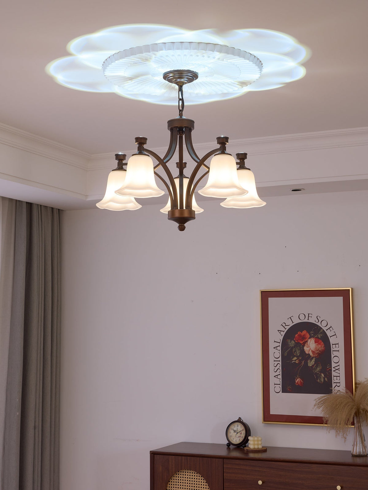 Viloros lampadario Tradizionale Premium in vetro a Campana