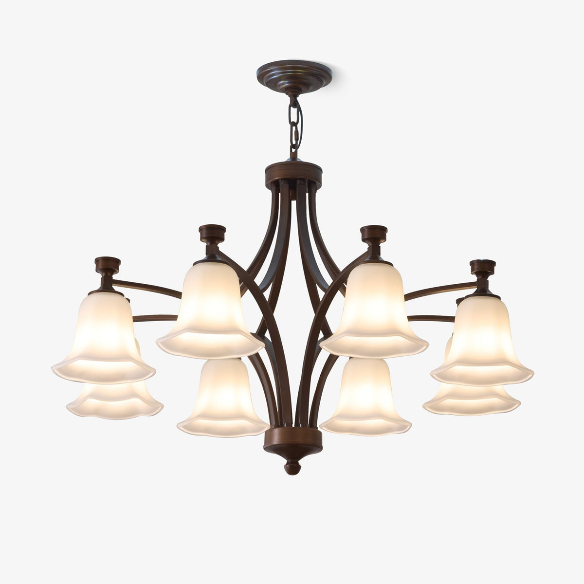 Viloros lampadario Tradizionale Premium in vetro a Campana