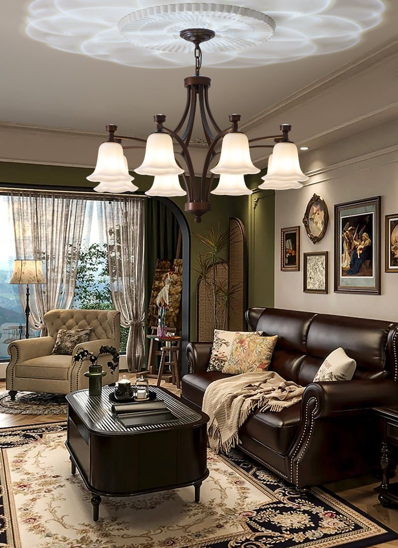 Viloros lampadario Tradizionale Premium in vetro a Campana
