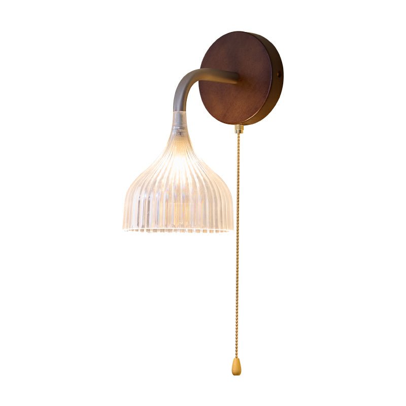 Cimararae Elegance lampada da parete in legno classico