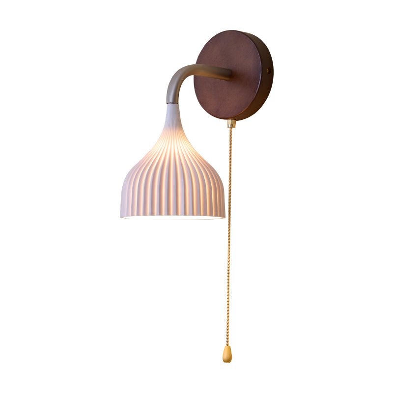 Cimararae Elegance lampada da parete in legno classico