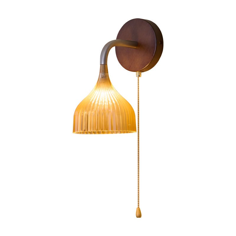 Cimararae Elegance lampada da parete in legno classico