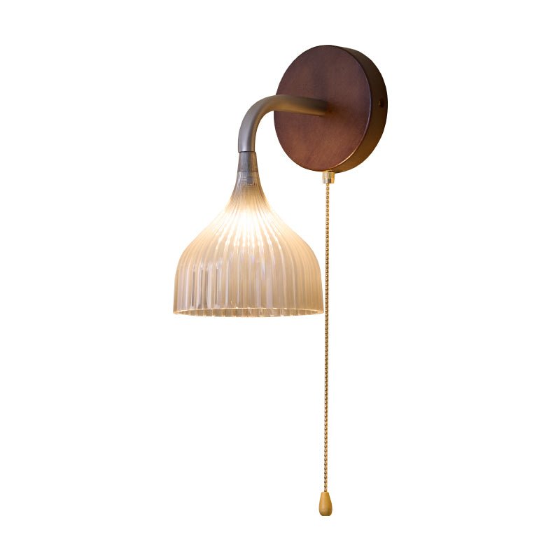 Cimararae Elegance lampada da parete in legno classico