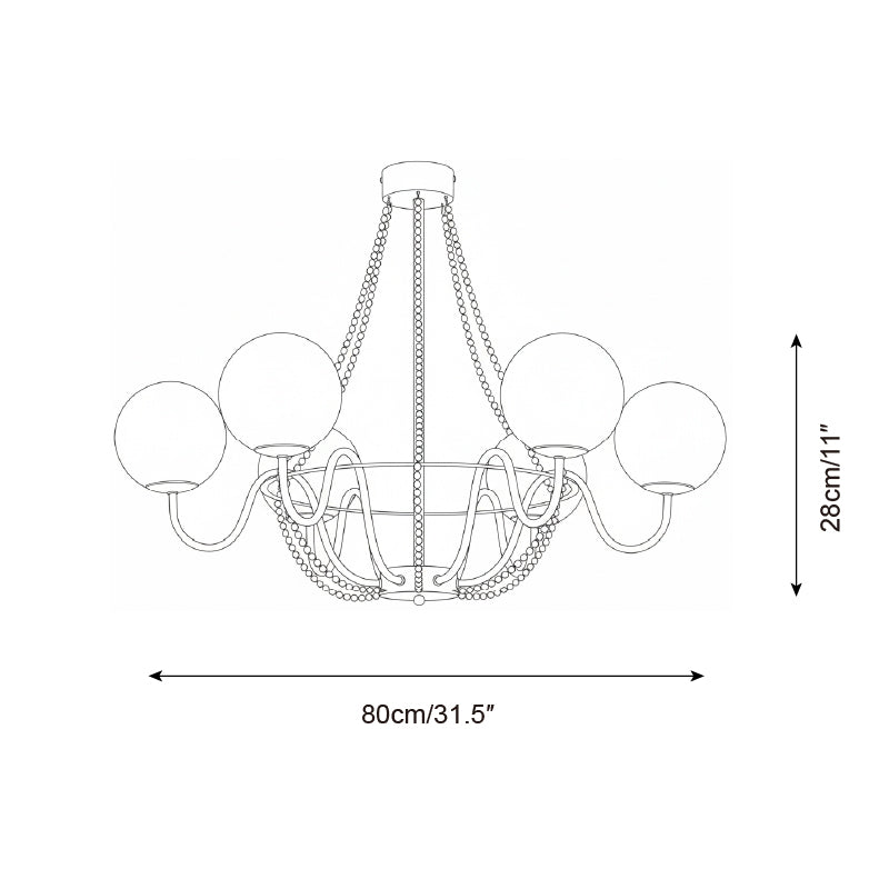 Mirerira Arc lampadario