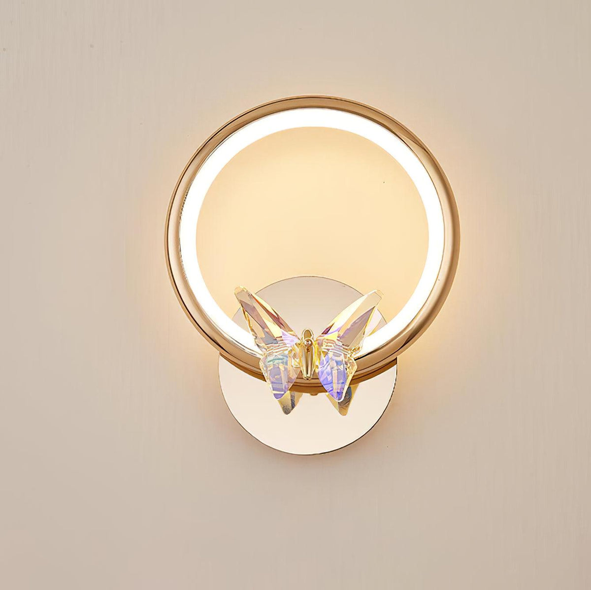 Ersoren Magic Butterfly Crystal lampada da parete