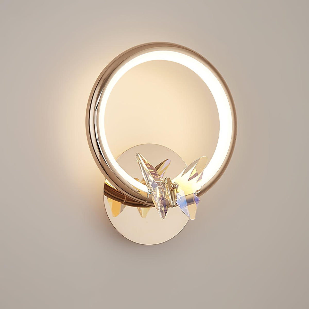 Ersoren Magic Butterfly Crystal lampada da parete