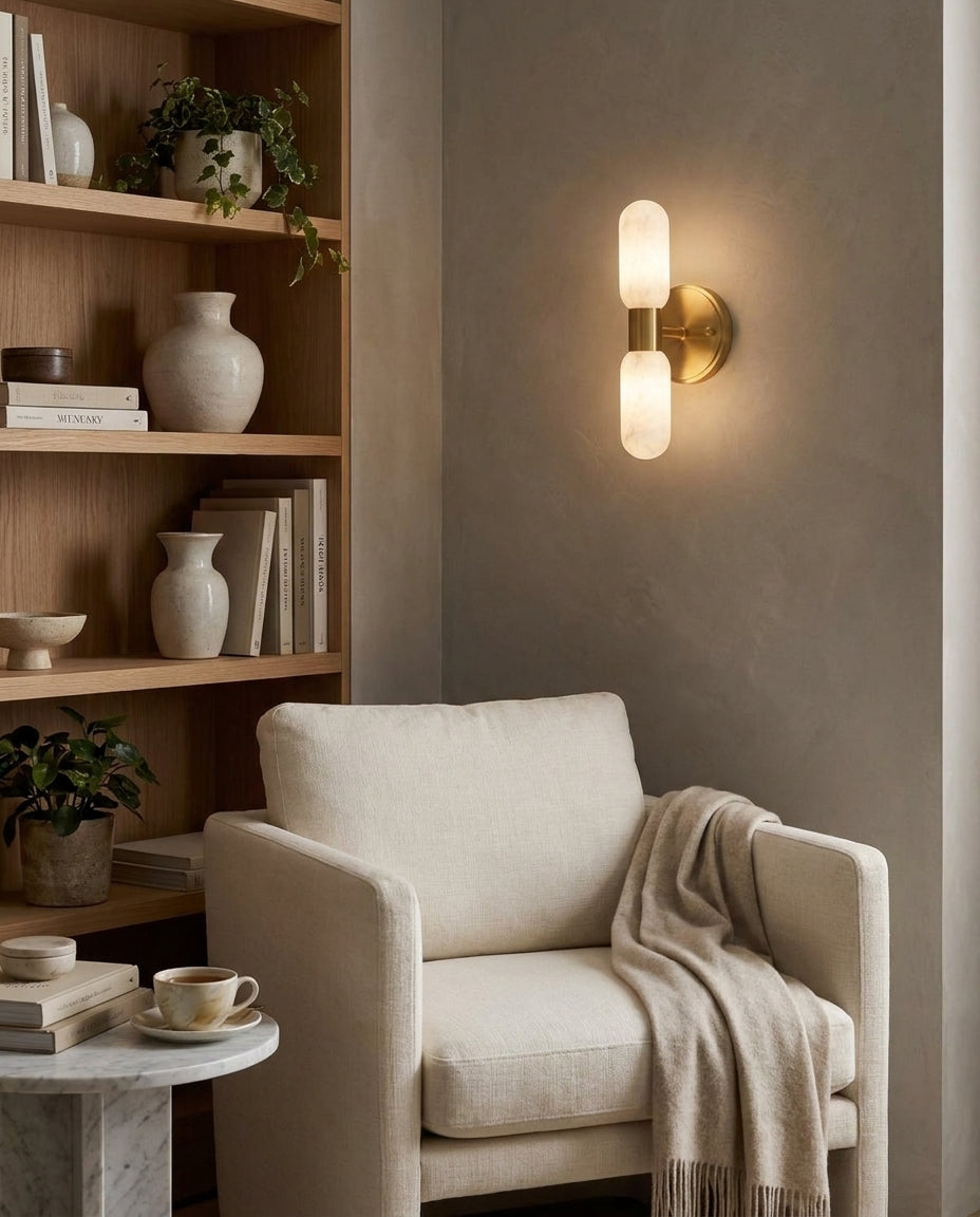 Odilia alabastro applique