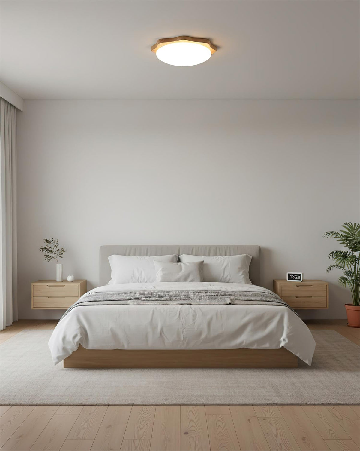 Rinaeria lampada da soffitto in legno