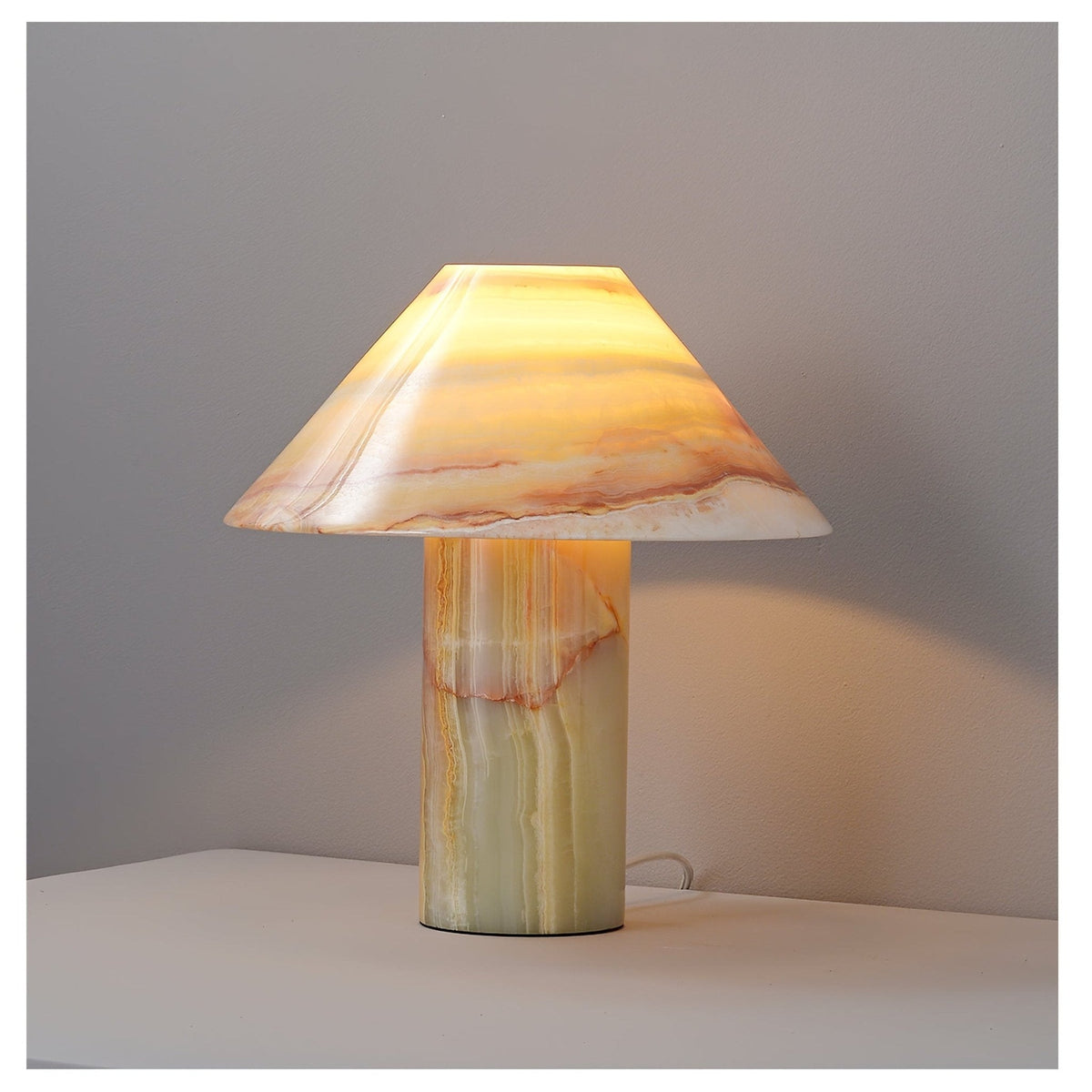 Velalelia vintage lampada da tavolo in giada