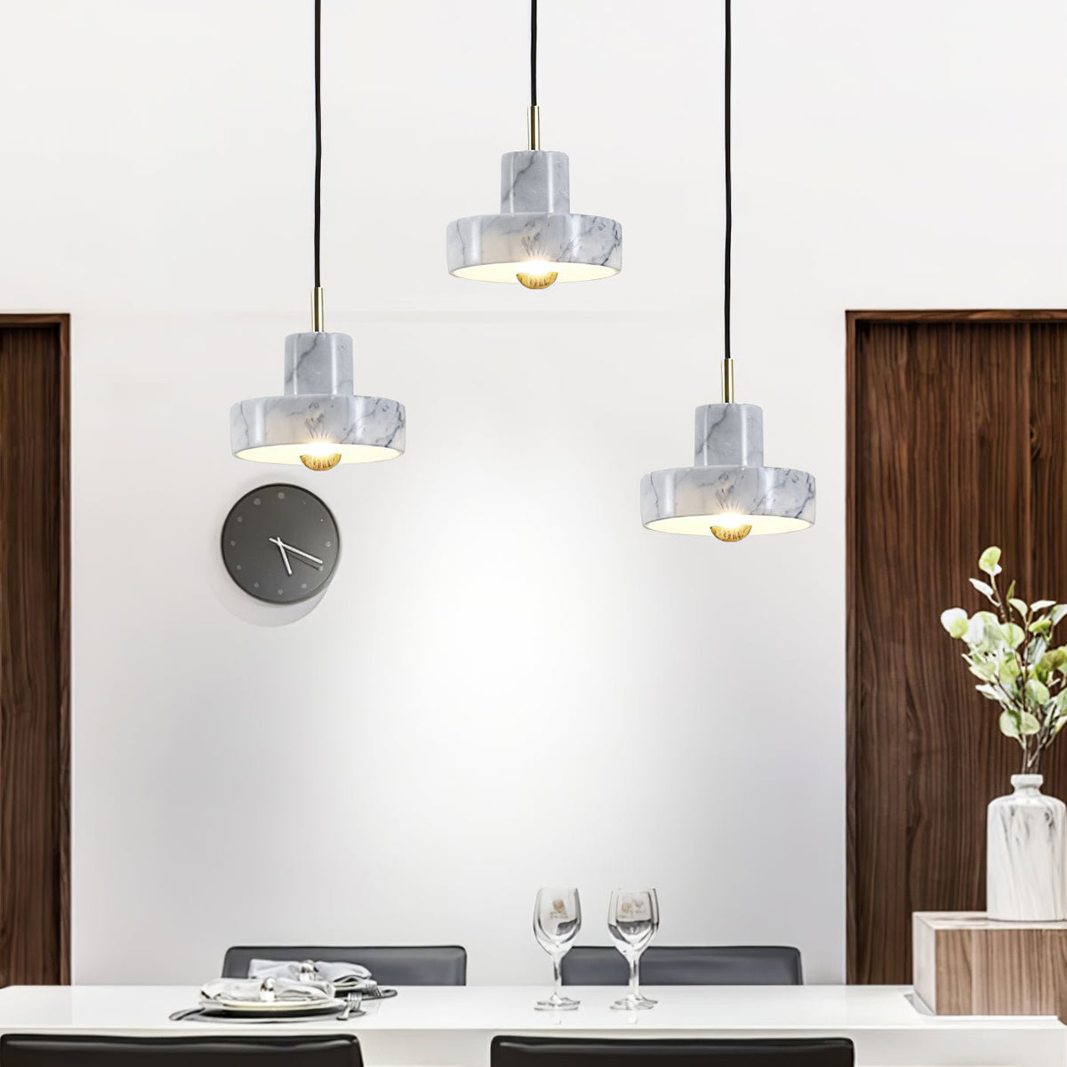 Cunorora lampada a sospensione Premium Nordic Art Aura in marmo