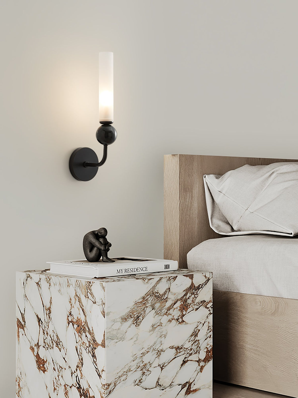 Dulane lampada da parete moderna minimalista Verticale in marmo