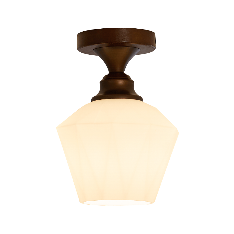 Alveneth lampada da soffitto in vetro artistico nordico premium