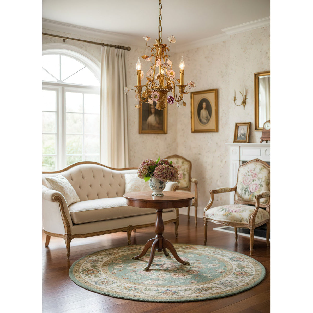 Corisande lampadario fiori