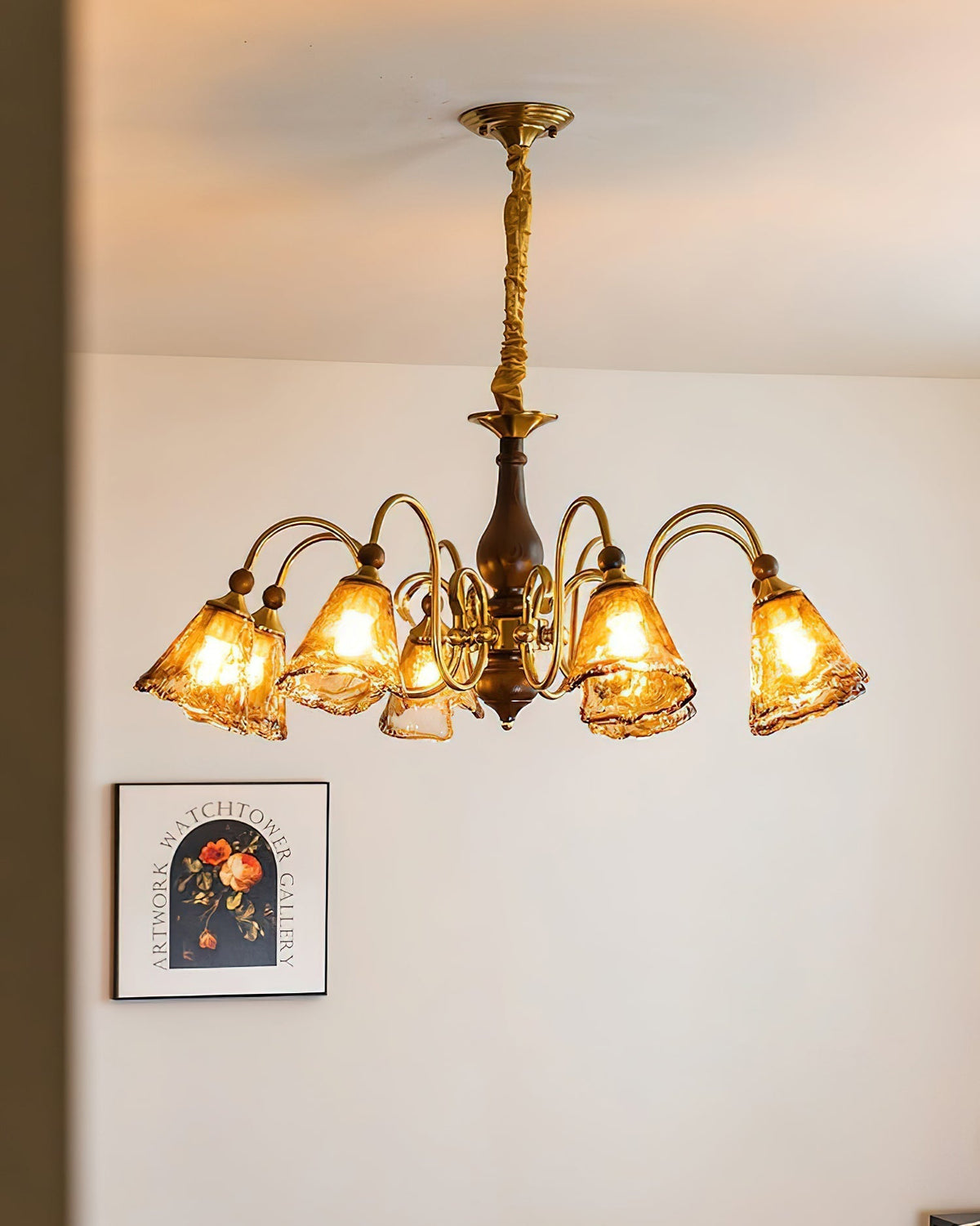 Amber-Bloom lampadario