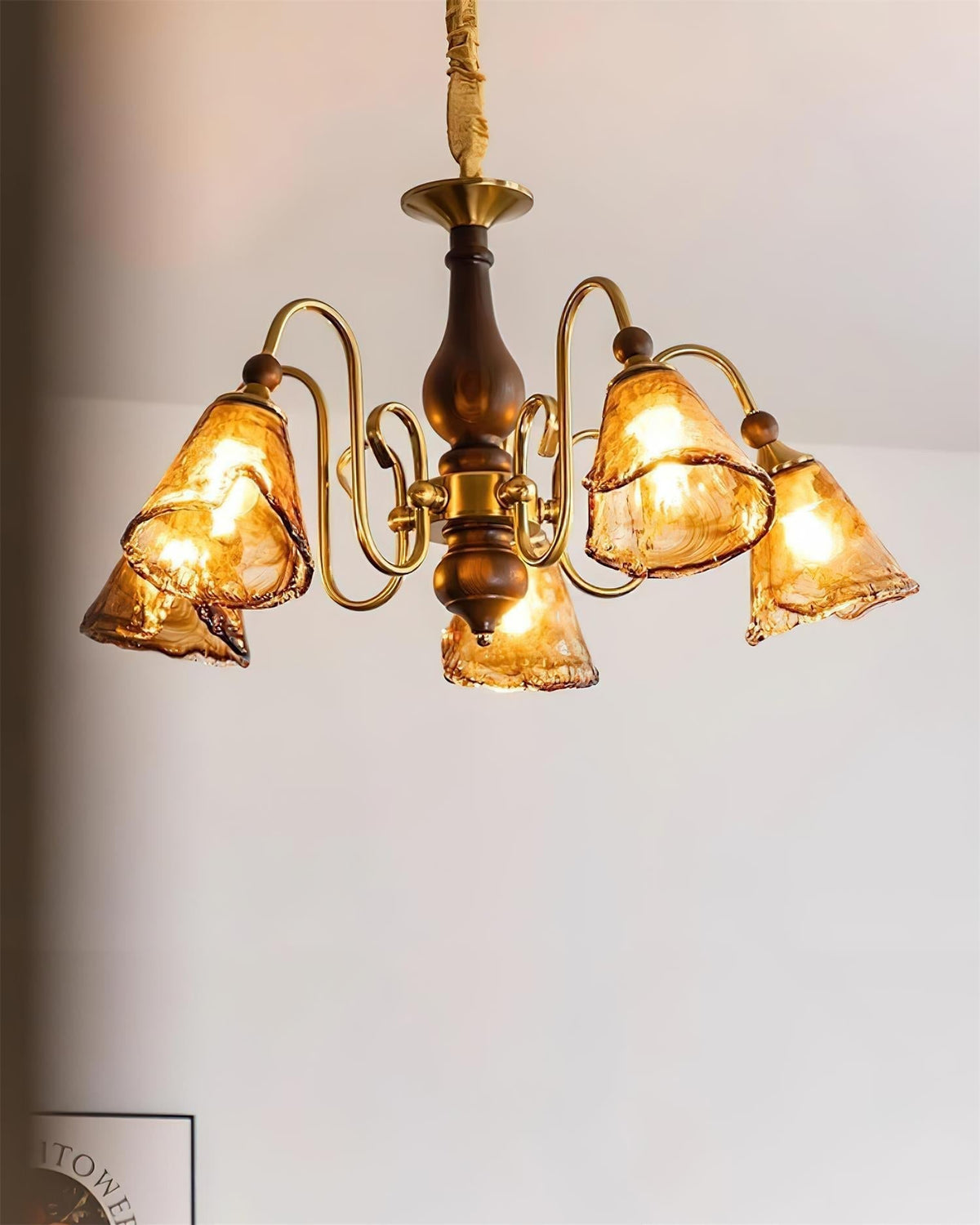 Amber-Bloom lampadario
