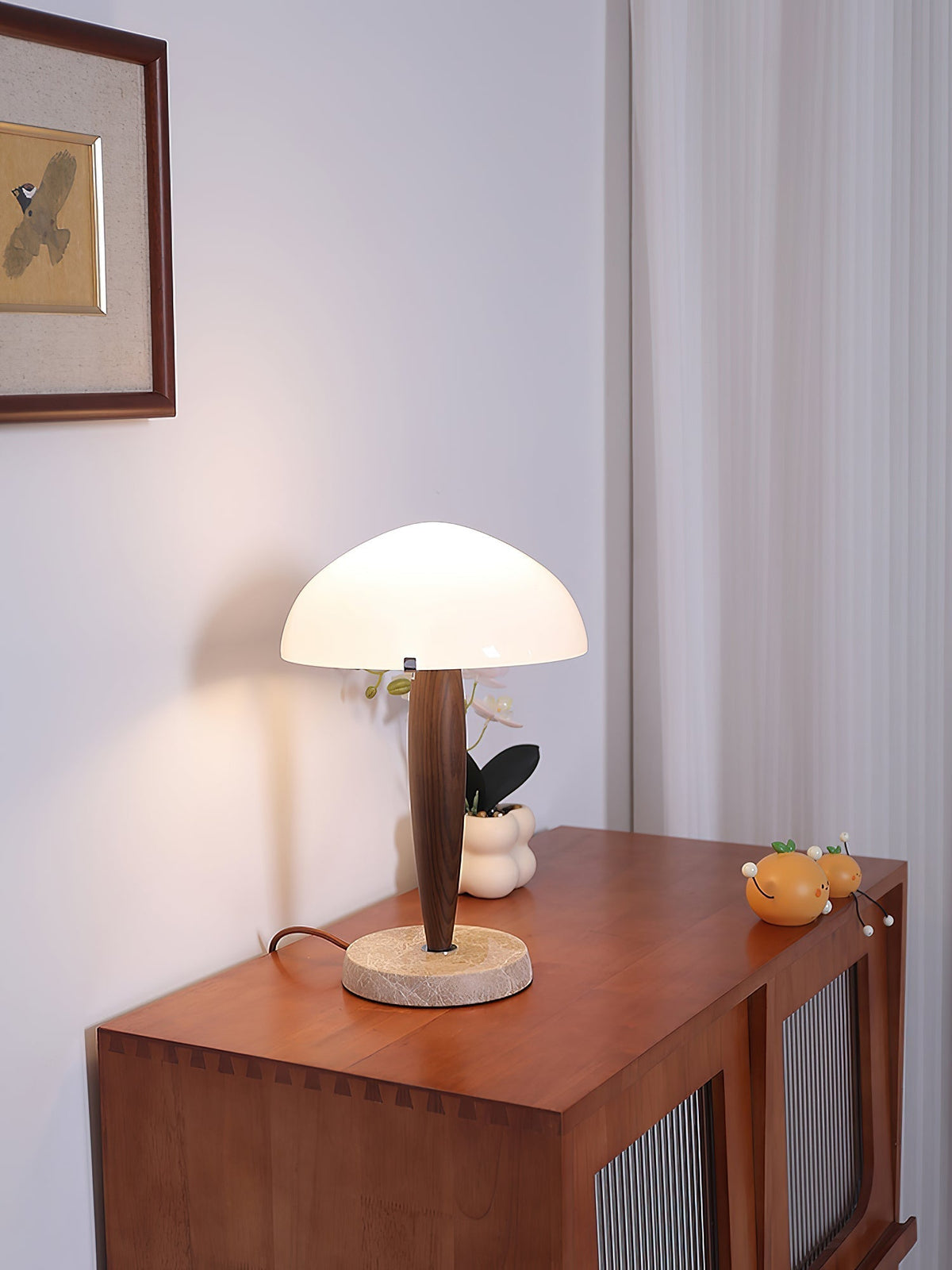 Jackson lampada da tavolo in vetro minimalista