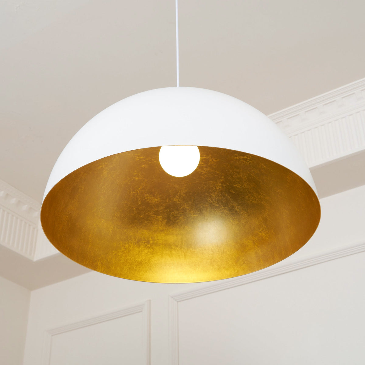 Renorira lampada a sospensione con Paralume a Cupola per sala da pranzo