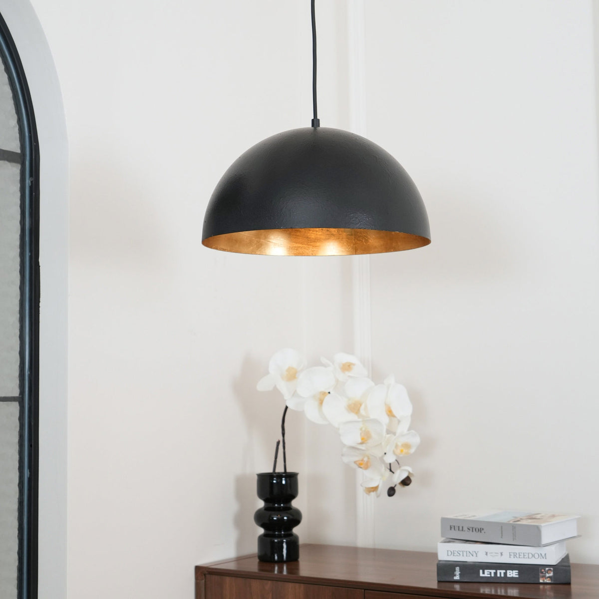 Renorira lampada a sospensione con Paralume a Cupola per sala da pranzo