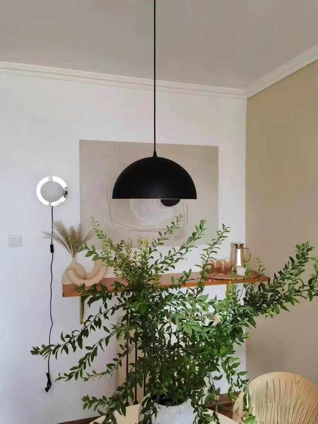 Renorira lampada a sospensione con Paralume a Cupola per sala da pranzo