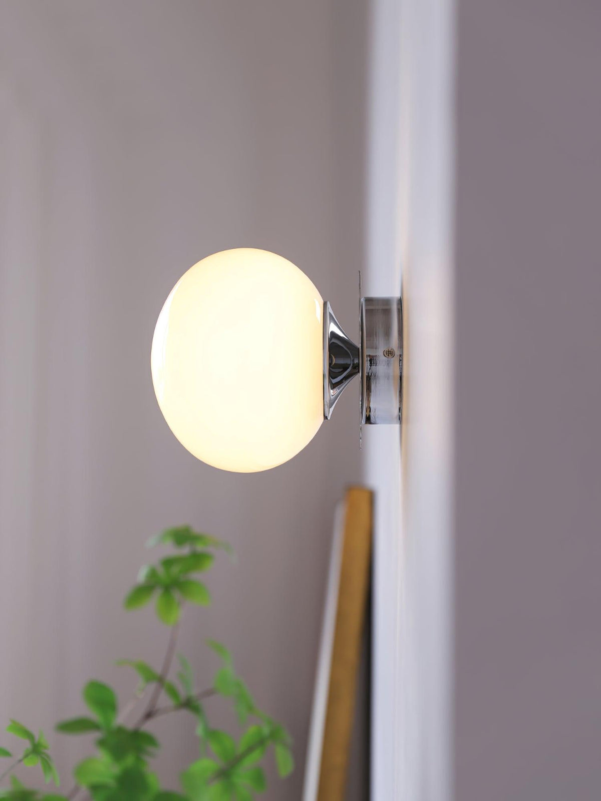 Stefan lampada da parete moderna minimalista in vetro