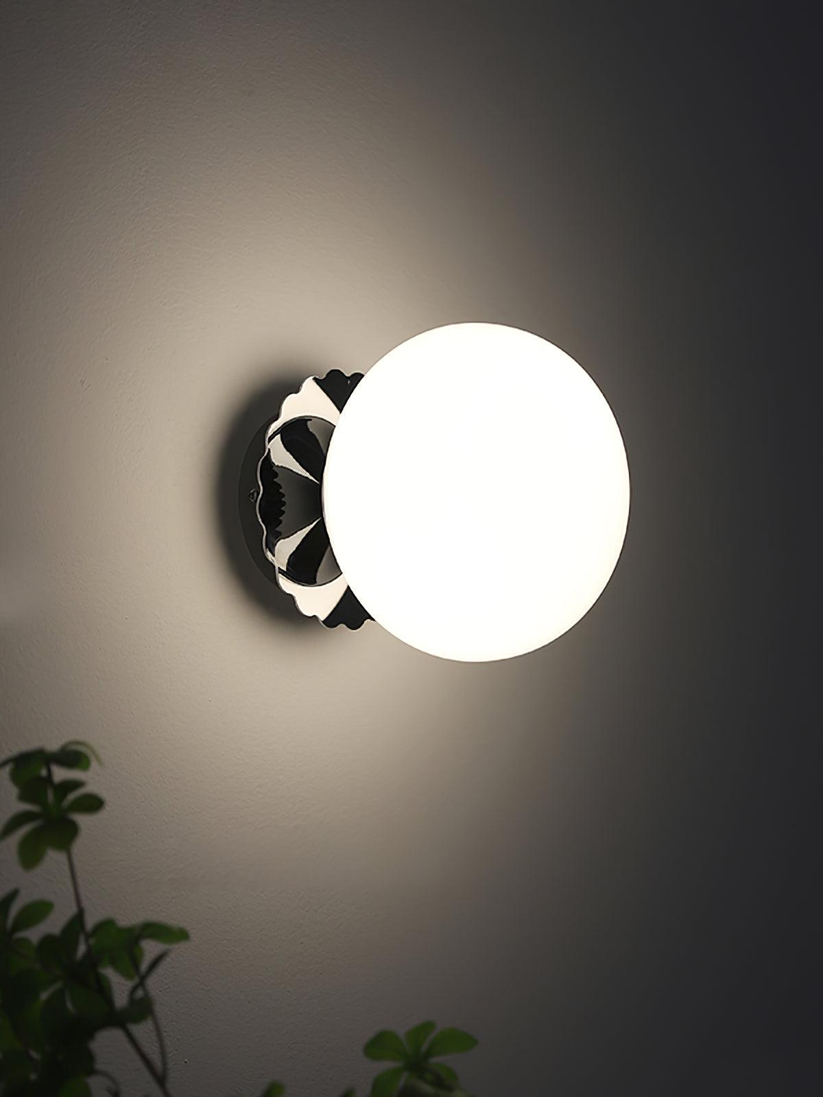 Stefan lampada da parete moderna minimalista in vetro