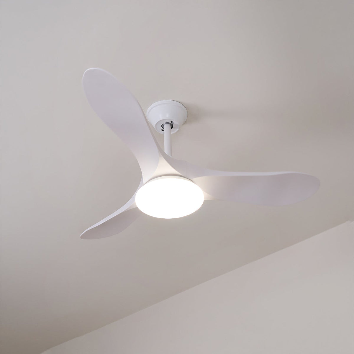 Oriken Ventilatore da soffitto con luce minimalista