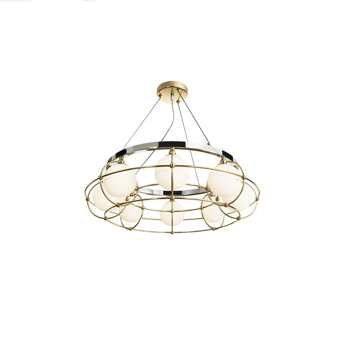 Velinissa lampadario in vetro moderno